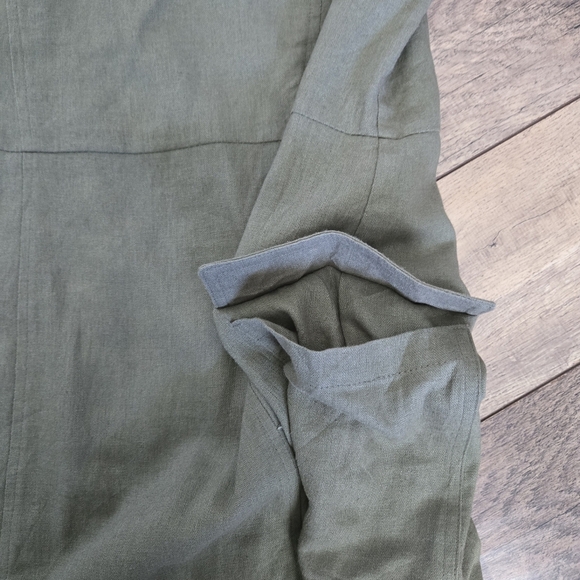 SO Womens Size 9 Olive Green Sleeveless Dress With Pockets - Picture 11 of 11